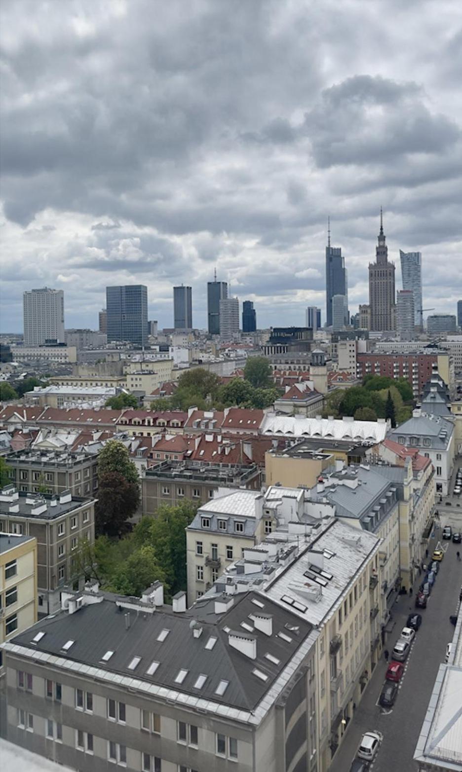 Appartamento Atelier W Sercu Warszawy Z Panoramicznym Widokiem Varsavia Esterno foto